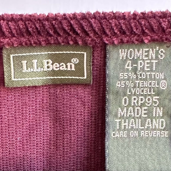 L.L. Bean Rich Burgundy Midi Dress - Picture 2 of 3